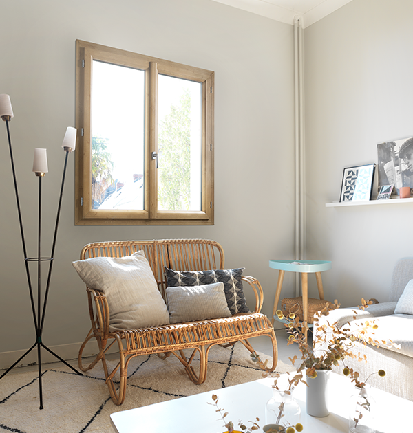Pose d’une fenêtre PVC effet bois à Bouguenais (44) – Menuiserie du Héron – Maître Artisan Spécialiste Rénovation